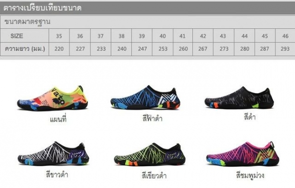 รองเท้าลุยน้ำ รองเท้าลุยน้ำ