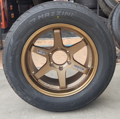 ล้อใหม่ขอบ18 TE37 6รู139ยางใหม่265/60/18 ปี18  4 ล้อ