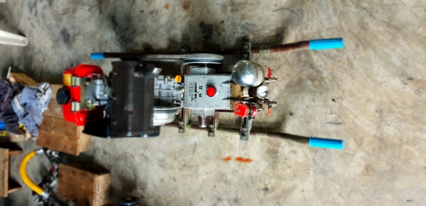 ชุดปั้มพ่นยา เครื่องยนต์ดีเซล yanmar l40 4 แรงม้าเพลาทด ประหยัดน้ำมันมาก  ปั้มพ่นยา sp350 6หุน รุ่นใหม่ล่าสุดปลอก ceramic ไม่ต้องอัดจาระบี ใช้อะไหล่ตัวเดียวกับมารูยาม่า