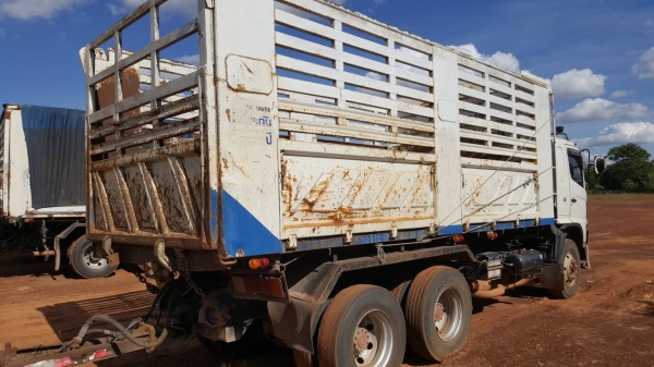 ขาย รถพ่วงดั้มสามมิตรแม่-ลูก HINO FM2P 360 ปี 57 ติดแก๊ส NGV จากโรงงาน เครื่องเดิม เกียร์เดิม เล่มทะเบียนครบ