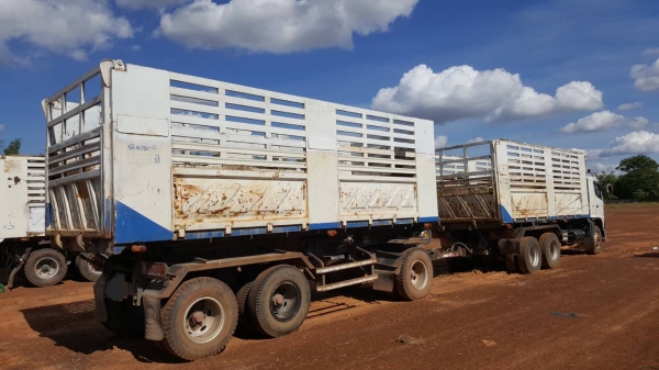 ขาย รถพ่วงดั้มสามมิตรแม่-ลูก HINO FM2P 360 ปี 57 ติดแก๊ส NGV จากโรงงาน เครื่องเดิม เกียร์เดิม เล่มทะเบียนครบ