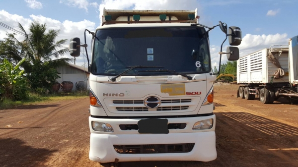 ขาย รถพ่วงดั้มสามมิตรแม่-ลูก HINO FM2P 360 ปี 57 ติดแก๊ส NGV จากโรงงาน เครื่องเดิม เกียร์เดิม เล่มทะเบียนครบ