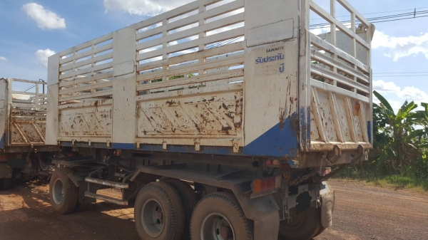 ขาย รถพ่วงดั้มสามมิตรแม่-ลูก HINO FM2P 360 ปี 57 ติดแก๊ส NGV จากโรงงาน เครื่องเดิม เกียร์เดิม เล่มทะเบียนครบ