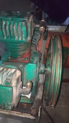 หัวปั้มลมฟูเซ็ง5แรง+มอเตอร์มิตซู5hp