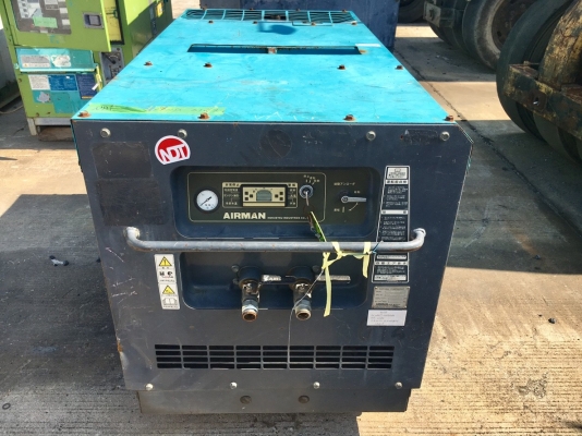 AIRMAN PDS100S-5B2 : 100CFM เครื่องปั๊มลม นำเข้าจากญี่ปุ่น โทร. 080-6565422 (หนิง)