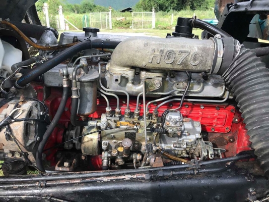 สิบล้อฮีโน่ ดั๊ม 2 เพลา พวงมาลัยพาวเวอร์ เบรคจิฟฟี่ เครื่อง 195