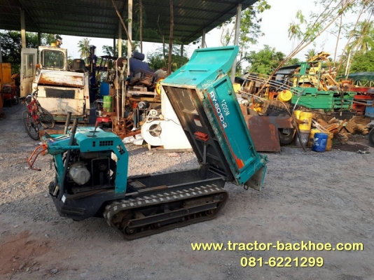 ขาย รถบรรทุกตะขาบ  ดั๊มเปอร์ เดินตาม เครื่องดีเซล เก่าญี่ปุ่นแท้ พร้อมใช้งาน