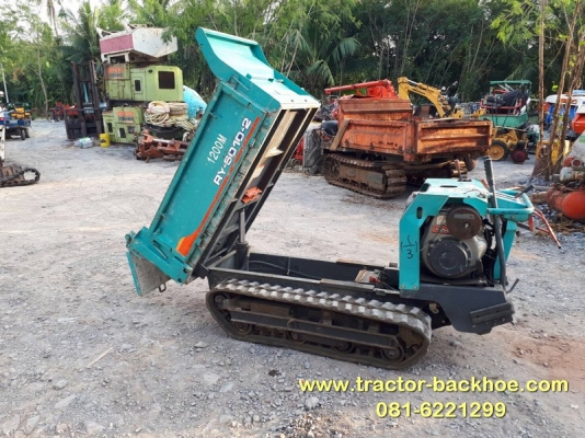 ขาย รถบรรทุกตะขาบ  ดั๊มเปอร์ เดินตาม เครื่องดีเซล เก่าญี่ปุ่นแท้ พร้อมใช้งาน