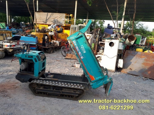 ขาย รถบรรทุกตะขาบ  ดั๊มเปอร์ เดินตาม เครื่องดีเซล เก่าญี่ปุ่นแท้ พร้อมใช้งาน