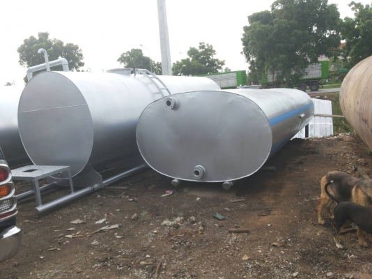 ถังเหล็กสภาพสวยๆ 15000 ลิตรพร้อมใช้งาน