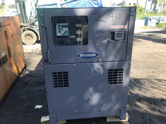 DCA40ESJG - เครื่องปั่นไฟ มือสอง Denyo Genset ขนาด 33/40kva. Hino Engine by OEK 098-5625920