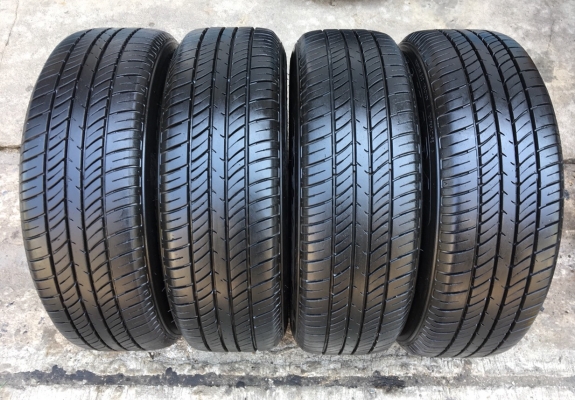 ล้อแม็ก Toyota Vios ขอบ 14 พร้อมยาง 175-65-14 ปลายปี 16 ดอกยางหนาปึกทุกเส้น