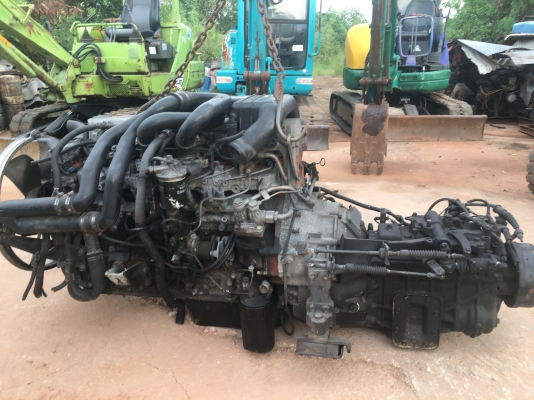 เครื่อง6HK1-1-240-24 เครื่องพร้อมเกีย ราคาต่อรองได้ เก่านอกสวยๆ