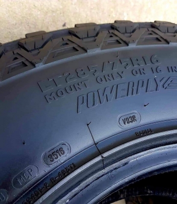 ขายยาง MICKEY ATZp3 ขนาด 285/75/16 (33&quot;)