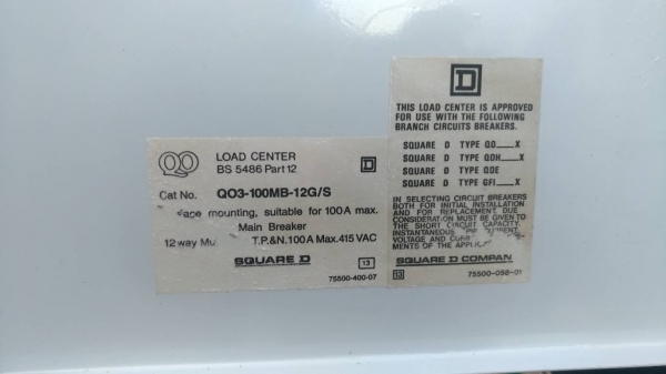 ตู้ไฟ3เฟส Load canter