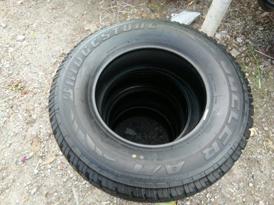 ขายยางใหม่ 245/70R16 บริดจสโตน ปี17 ชุดละ 12800 บาท พร้อมใส่ ถ่วง ฟรี