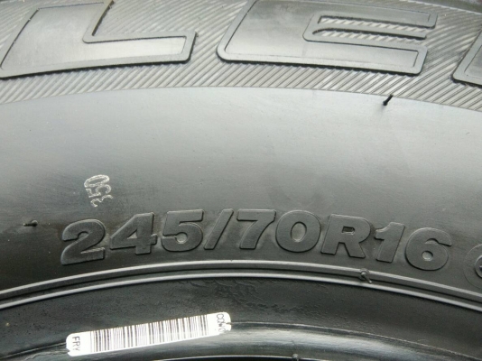ขายยางใหม่ 245/70R16 บริดจสโตน ปี17 ชุดละ 12800 บาท พร้อมใส่ ถ่วง ฟรี