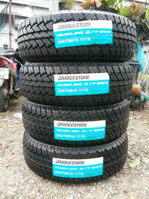 ขายยางใหม่ 245/70R16 บริดจสโตน ปี17 ชุดละ 12800 บาท พร้อมใส่ ถ่วง ฟรี
