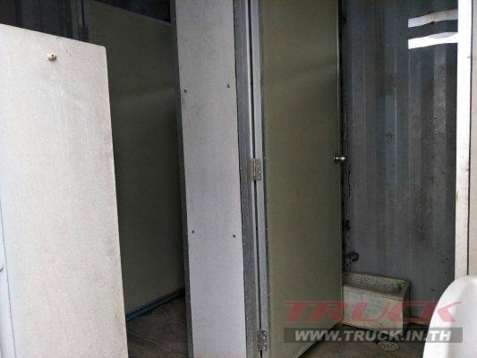 ขายตู้คอนเทนเนอร์ห้องน้ำกั้นห้องชาย-หญิง ขนาด 2.5x6x2.5 ม.  (มือสอง)