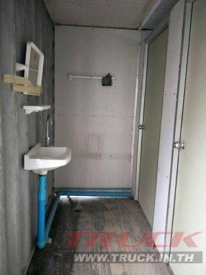 ขายตู้คอนเทนเนอร์ห้องน้ำกั้นห้องชาย-หญิง ขนาด 2.5x6x2.5 ม.  (มือสอง)