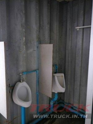 ขายตู้คอนเทนเนอร์ห้องน้ำกั้นห้องชาย-หญิง ขนาด 2.5x6x2.5 ม.  (มือสอง)