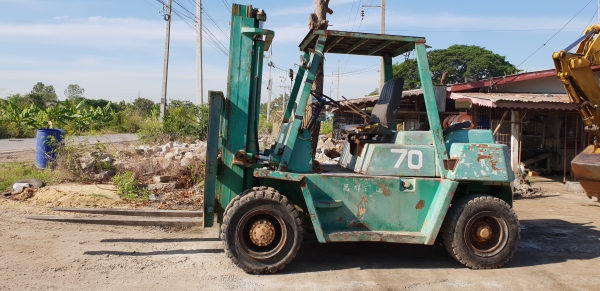 ขายด่วน275,000บาทรถยกดีเซลKOMATSU FD60-3 ยกได้6ตันยกสูง3เมตรเกียออโต้ยางตันหน้าคู้รถนอกเพิ่งนำเข้ามายังไม่เคยใช้งานในเมืองไทยเลย