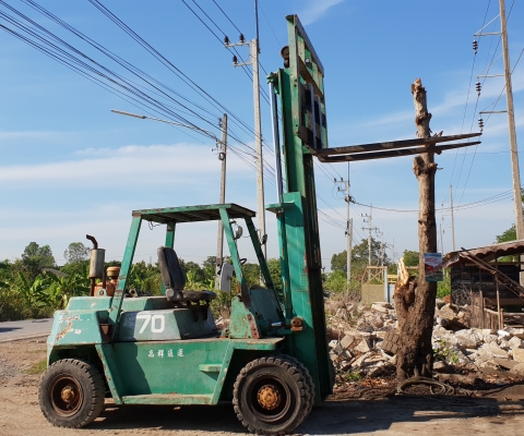 ขายด่วน275,000บาทรถยกดีเซลKOMATSU FD60-3 ยกได้6ตันยกสูง3เมตรเกียออโต้ยางตันหน้าคู้รถนอกเพิ่งนำเข้ามายังไม่เคยใช้งานในเมืองไทยเลย