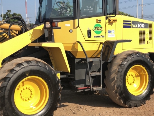 ขายรถตักล้อยาง KOMATSU WA100-5 แขนยาวพิเศษ นำเข้าเองจากญี่ปุ่น สภาพสวยพร้อมใช้ มีVDOการทำงานครับ