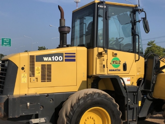 ขายรถตักล้อยาง KOMATSU WA100-5 แขนยาวพิเศษ นำเข้าเองจากญี่ปุ่น สภาพสวยพร้อมใช้ มีVDOการทำงานครับ