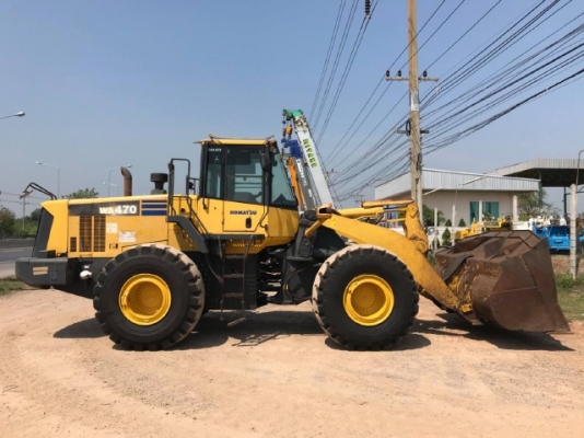 ขายรถตักล้อยาง KOMATSU WA470-6 ปี 2010 นำเข้าเองจากญี่ปุ่น สภาพสวยพร้อมใช้ มีVDOการทำงานครับ