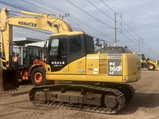 ขายรถขุด KOMATSU PC160-7 นำเข้าเองจากญี่ปุ่น สภาพสวยพร้อมใช้ มีVDOการทำงานครับ