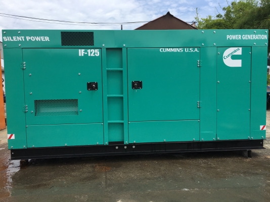 เครื่องปั่นไฟCUMMINS125KVA.มีสืนค้าพร้อมจัดส่ง รับประกัน 2 ปี