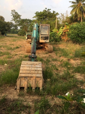 รถแบคโฮ KOBELCO 120 MARK 5  SUPER  ไฟฟ้าสมบูรณ์เอวแน่นเอกสารครบ