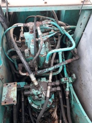 รถแบคโฮ KOBELCO 120 MARK 5  SUPER  ไฟฟ้าสมบูรณ์เอวแน่นเอกสารครบ