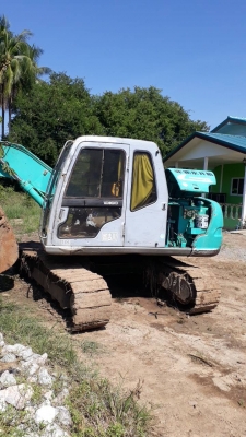 รถแบคโฮ KOBELCO 120 MARK 5  SUPER  ไฟฟ้าสมบูรณ์เอวแน่นเอกสารครบ