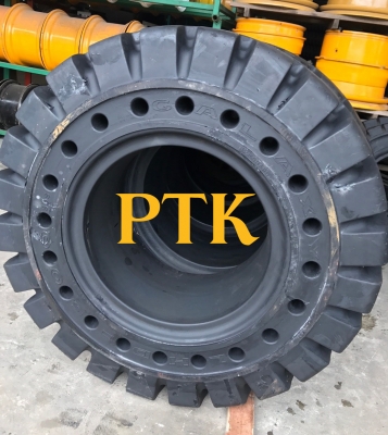 ยางตันใหม่ 17.5-25 ใส่รถตักล้อยาง