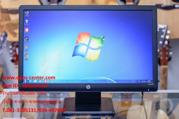 จอคอมพ์ LED hp รุ่น W2072b 20 นิ้ว สภาพดี ใช้ได้ปกติ