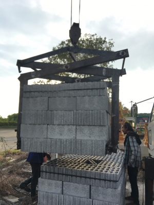 ชุดหนีบยกอิฐบล๊อค