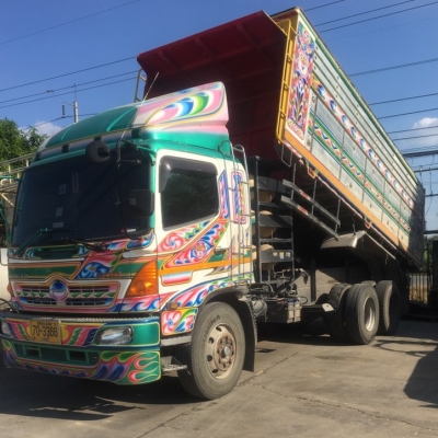 10 ล้อ 2 เพลา HINO MEGA 260แรง ปี 55 ก๊าชห้าง กระบะมิเนียม - ดั้ม อู่ซุ่นชัย นครปฐม มีระบบลากพ่วง