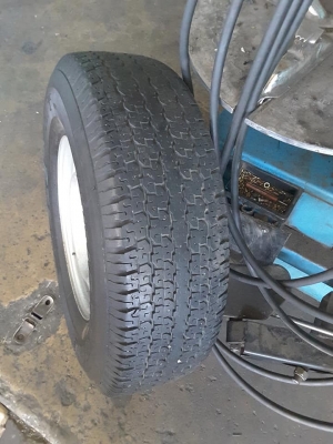 ล้อกะทะ 6/139 ขอบ15 +ยางอะไหล่ บริสโตน 255-70-15 ล้อกะทะ 6/139 ขอบ15 +ยางอะไหล่ บริสโตน 255-70-15