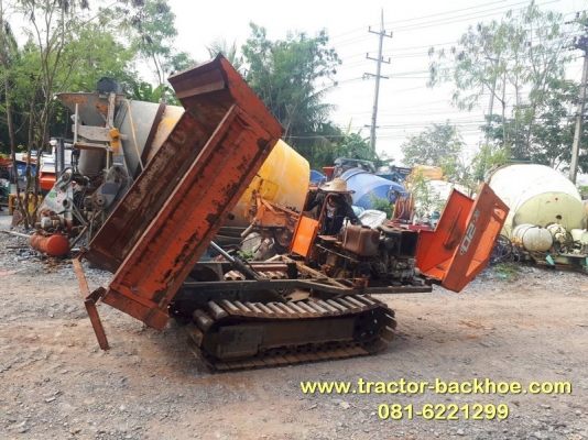 ขาย รถบรรทุกตะขาบ ดั้มเปอร์ นั่งขับ KUBOTA ดีเชล 2 สูบ แทร็กเหล็ก เก่าญี่ปุ่นแท้ พร้อมใช้ ชมวีดีโอได