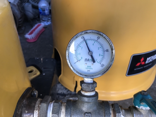 ขายปั๊มน้ำอัตโนมัติ Mitsubishi 300W หายาก สภาพสวย ตรวจเช็คแรงดันเรียบร้อย ไม่มีรั่วซึม พร้อมใช้งาน ราคา 3,500 บาทพร้อมส่ง