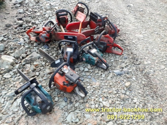ขาย เลื่อยยนต์ เครื่องตัดไม้ MAKITA / HITACHI เก่าญี่ปุ่น หลายยี่ห้อ จำนวนมาก พร้อมใช้งาน ตัวละ 4,800-