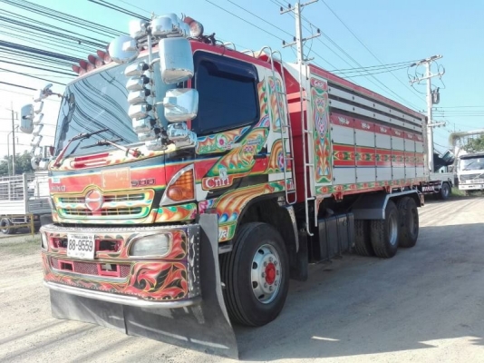 Hino 344 แรง ปี 56 แม่เดี่ยวกระบะดัมพ์มิเนียม ไมล์สี่แสน น้ำหนักรถ 11,500 มีระบบลากพ่วง ทะเบียนพร้อม
