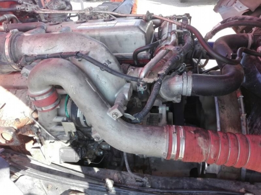 Hino 344 แรง ปี 56 แม่เดี่ยวกระบะดัมพ์มิเนียม ไมล์สี่แสน น้ำหนักรถ 11,500 มีระบบลากพ่วง ทะเบียนพร้อม