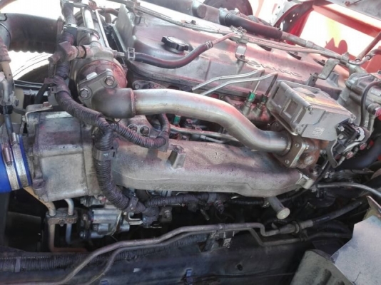 Hino 344 แรง ปี 56 แม่เดี่ยวกระบะดัมพ์มิเนียม ไมล์สี่แสน น้ำหนักรถ 11,500 มีระบบลากพ่วง ทะเบียนพร้อม