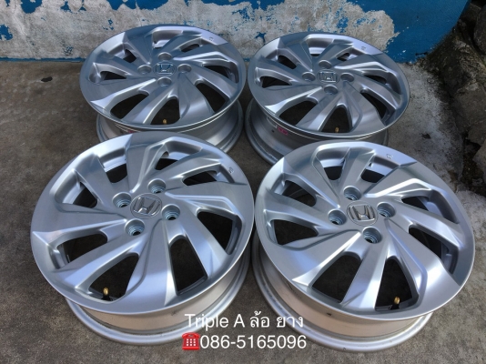 ล้อแม็กป้ายแดง Honda Mobilio 4รู100 ขอบ 15 ใส่ City Jazz Brio Amaze Freed ได้ แม็กสวยกริ๊บ