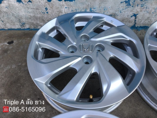 ล้อแม็กป้ายแดง Honda Mobilio 4รู100 ขอบ 15 ใส่ City Jazz Brio Amaze Freed ได้ แม็กสวยกริ๊บ