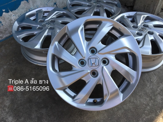 ล้อแม็กป้ายแดง Honda Mobilio 4รู100 ขอบ 15 ใส่ City Jazz Brio Amaze Freed ได้ แม็กสวยกริ๊บ