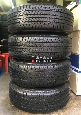 ยางป้ายแดง Bridgestone 265-65-17 ปี 18 หนานิ่ม เต็มๆ มีตุ่ม